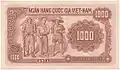 1000ドン (1951年), 裏