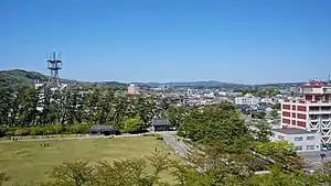 本丸の館からの眺め