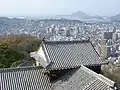 松山城大天守からの眺望（西方面）