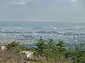 遙照山目鑑展望台から倉敷市方面の眺望