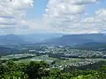 頂上からの眺望（白沢方面）
