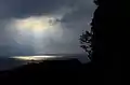 壕の外から見える光景