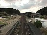 ホーム（2017年1月、跨線橋より）