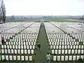 第一次世界大戦以降のコモンウェルス戦争墓地委員会の墓地:イープル突出部(英語版)にあるタイン・コット墓地(英語版)