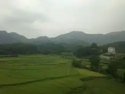 夏店鎮付近の景色