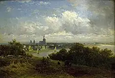 アルンヘムの風景(1852)  Teylers Museum(ハールレム)