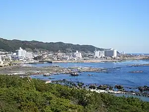 【東方向】白浜温泉のリゾートホテル群