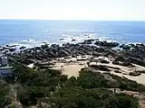 野島埼灯台より南側を望む