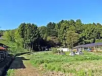 冠嶺神社鎮座地遠景