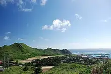 渡名喜村中央部