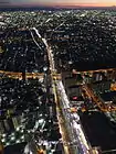 南方向の夜景