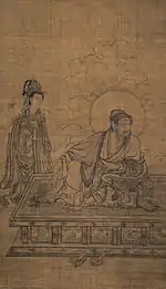 絹本墨画維摩居士像 南宋 京都国立博物館蔵