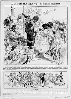 「ラヴィ・パリジェンヌ」(ロビダ画、1888年)
