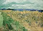 フィンセント・ファン・ゴッホ 「Wheatfield With Cornflowers」　1890年