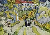 フィンセント・ファン・ゴッホ: Stairway at Auvers, 1890年