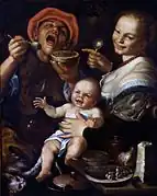 豆を食べる人たち (1580s)