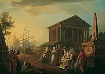 ヴィンツェンツ・フィッシャー（英語版）『ポリュクセネの犠牲』1790年 オーストリア・ギャラリー所蔵