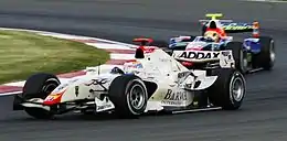 2008年GP2シルバーストンラウンドにおいてヴィタリー・ペトロフが駆るカンポスグランプリのマシン(GP2/08)