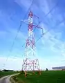 ビトリア＝ガステイス郊外のREE保有の送電線