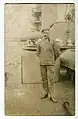 バルチック艦隊勤務時のウラジミール・ポルヒン船員(1916年)