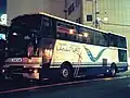 「レイク&ポート号」運行開始当時の車両ボルボ・アステローペ相鉄高速バスセンターにて(除籍済)