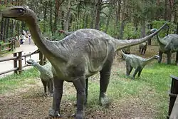ポーランドに展示されているヴルカノドンの模型
