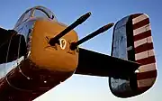 B-25の尾部銃塔