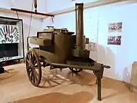 フランスの博物館に展示されているフィールドキッチン。