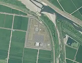 若狭へリポートの航空写真国土交通省 国土地理院 地図・空中写真閲覧サービスの空中写真を基に作成
