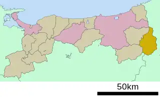 若桜町位置図