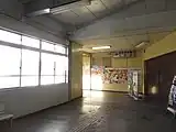 改札口からフェリー乗り場への通路