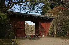紀州徳川家 : 和歌山城の赤門(追廻門)