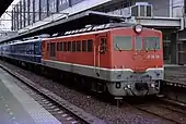紀勢本線内牽引　DF50機関車