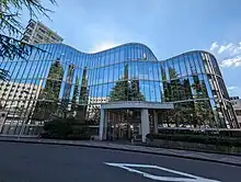NHKグローバルメディアサービスが入居する渋谷区神山町のビル(2023年11月)