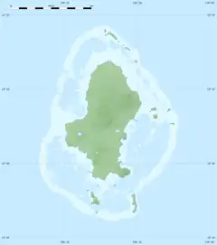マタウトゥの位置(ウォリス諸島内)
