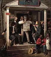 メキシコからの戦争のニュース (1848)  リチャード・ケートン・ウッドヴィル