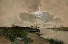 On the Scheldt, Holland (1885)