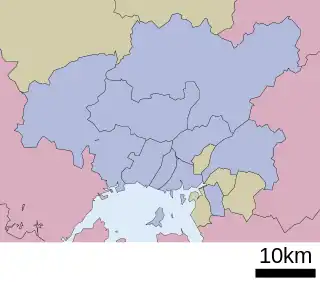広島市行政区画図