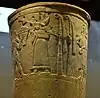 ウルクの大杯の上段（イラク国立博物館）