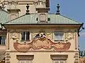 ヨハネス・ヘヴェリウスが国王のために製作したヴィラヌフ宮殿の日時計(1684年頃)