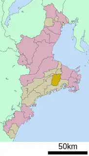 度会町位置図