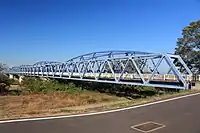 木曽川左岸下流から望む渡橋