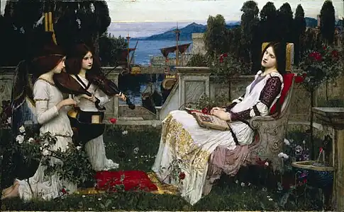 聖セシリア "Saint Cecilia"1895