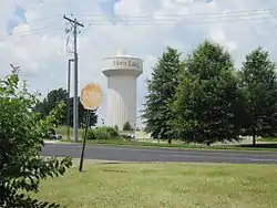 ホーンレイクの給水塔