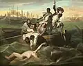 ジョン・シングルトン・コプリー『ワトソンと鮫』1778年