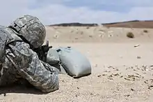 Weapon range.
