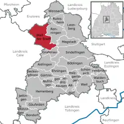 Location of ヴァイル・デア・シュタット