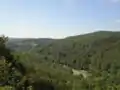 タウヌス山地のヴァイル川の谷