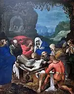 キリストの埋葬 (1605) ベルギー王立美術館
