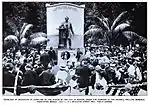 1915年7月、ウェンデル・フィリップス記念碑落成式
